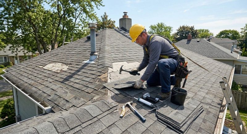 Fix Missing Asphalt Shingles